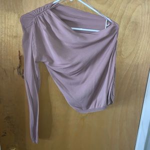 One sided sleeve shirt